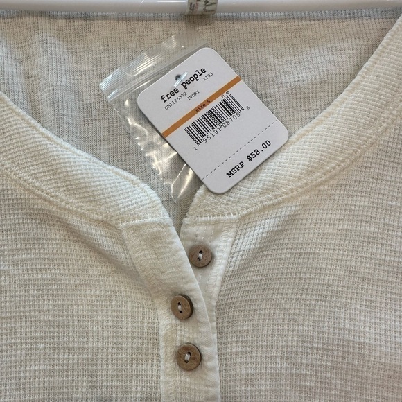 Free People Bodysuit in Ivory Size Small - Picture 4 of 5